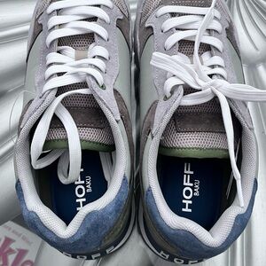 Hoff Baku Mesh Sneakers with Green Trim